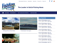 Tablet Screenshot of fishrapnews.com